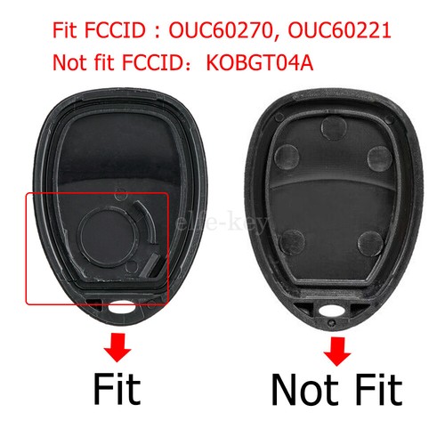 2 para GMC Yukon Chevrolet Suburban Tahoe 2007-2014 mando a distancia coche llavero estuche 5B - Imagen 2 de 10