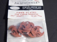 Tradeship  Motor parts full pack of 12  fiber plates for Mubachi motors slot car