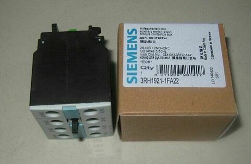 3RH1921-1FA22 3RH19 21-1FA22 Siemens Auxiliary Switch Block New #YY0 - Picture 1 of 3