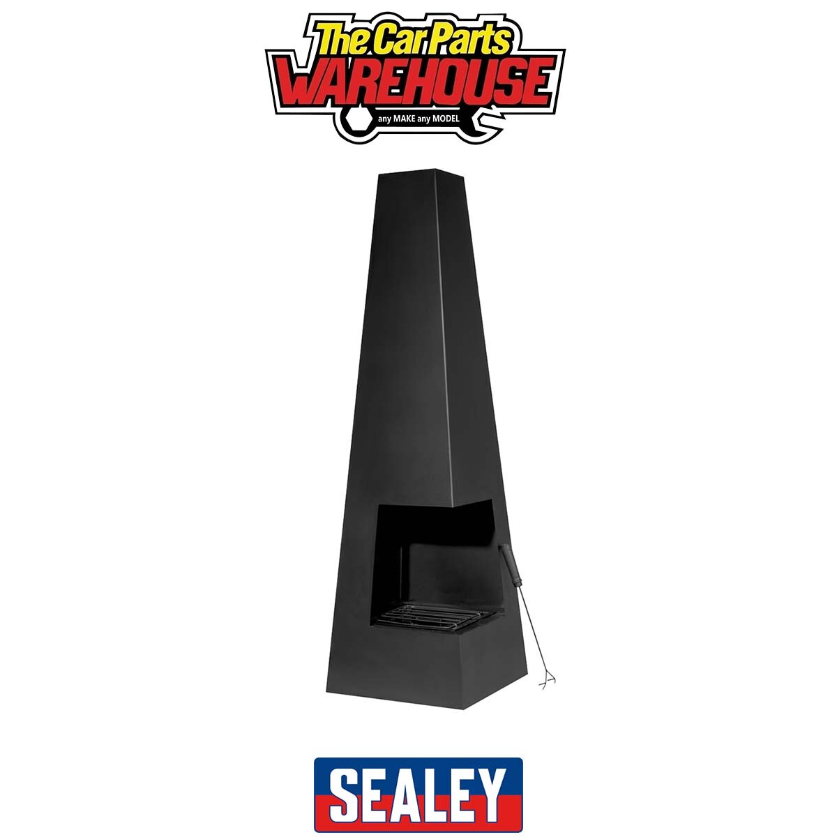 Sealey DG105 Dellonda Chiminea, Wood Burner, Heater for Outdoors W45cm x