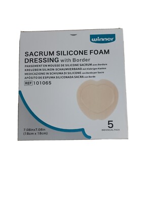 10 Winner Sacrum Silicone Bordered Foam Dressings