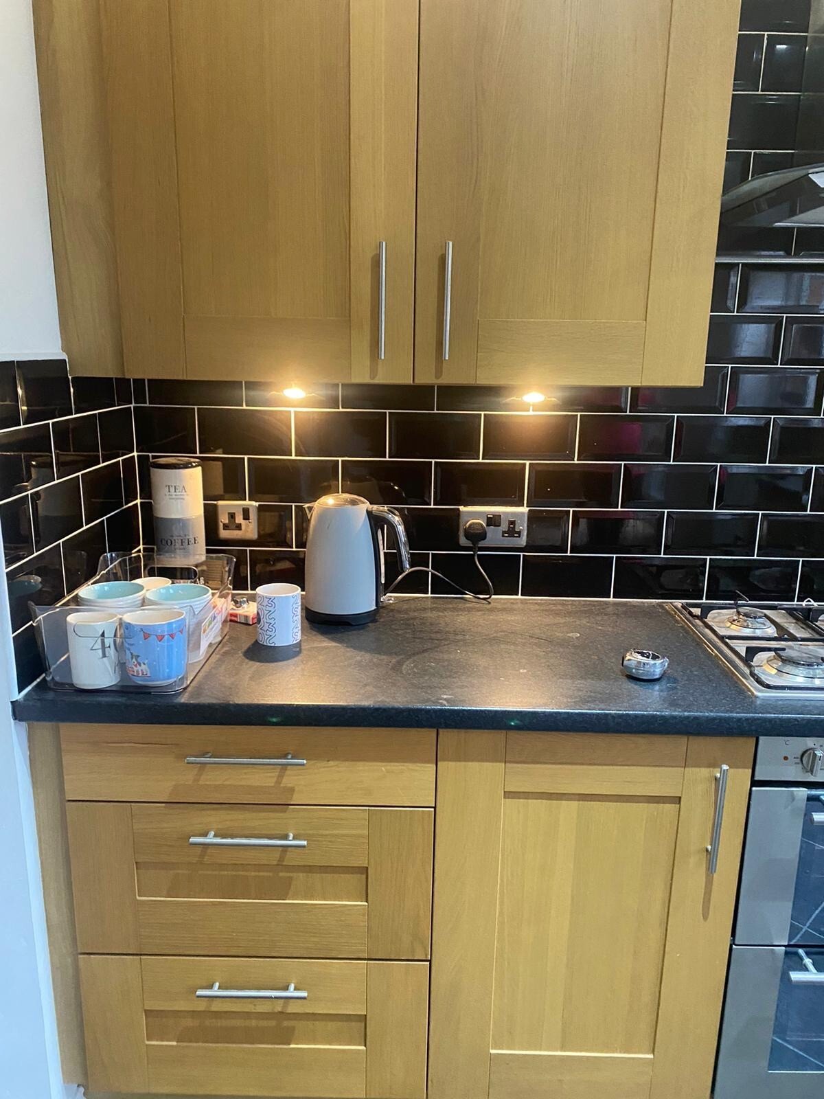 Used Oak Kitchen For Sale Including appliances eBay