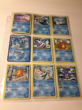 10 Pokemon Trading Cards Mixed Vanillish Staryu Buizel Swanna & More PTCMQ32
