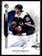 2020-21 SP Authentic Future Watch Philippe Maillet Rookie Auto 933/999