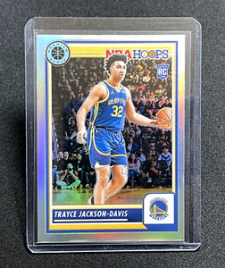 2023-24 NBA Hoops Premium Stock #68 Trayce Jackson-Davis Silver RC