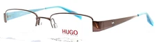HUGO BOSS HG15603 DO Bronze Womens Oval Half Rim Eyeglasses 49-19-140 B:27