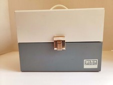Smith Victor Film Reel Case Metal Holds 12 Reels 400 Ft. Each Super 8 8MM Nice