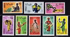 SOMALIA # 250-257 MNH  CROP HARVESTING