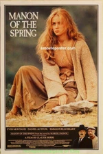 MANON OF THE SPRING MOVIE POSTER Orig. 27x41 Rolled 1987 aka Manon des sources