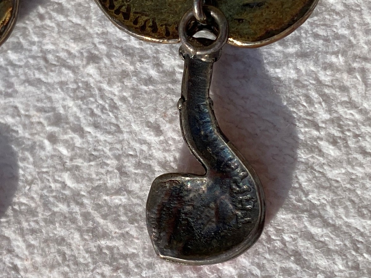 Boucles D'Oreilles Pendantes Taratata - Modèle "Ma Chère !" Signé Sherlock - Multicolore (Émail/Métal) - Occasion
