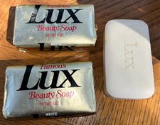 Vintage NOS Lot Of 3 Lux Beauty Bar Soap Bars Made In USA 5 Oz Each Bar