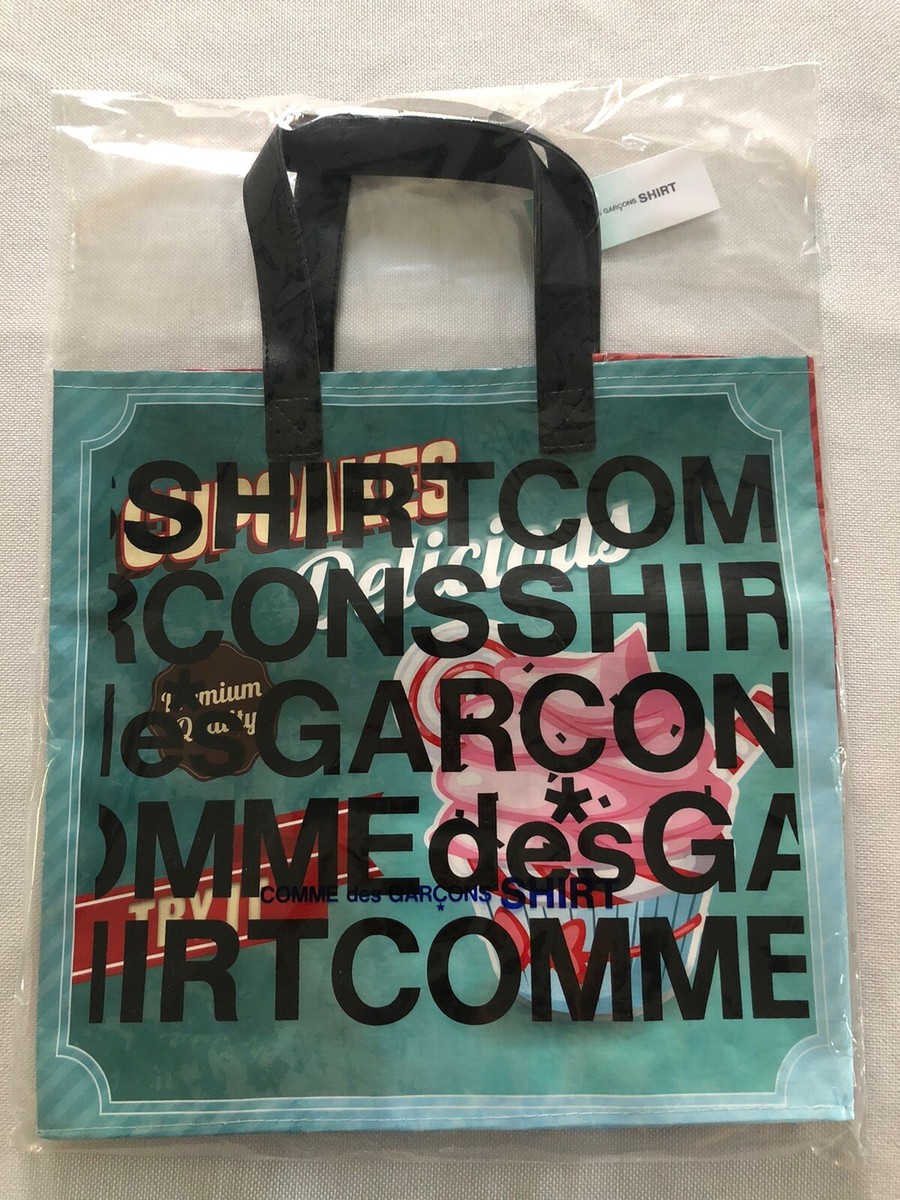 COMME des GARÇONS ロゴトートバッグ PLAY ❤️Comme Des Garcons ❤️Shirt Mens Unisex CDG Tote