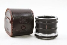 Nikon Nippon Kogaku Model K Extension Tube Ring Set w/K1 K2 K3 K4 K5 and Case