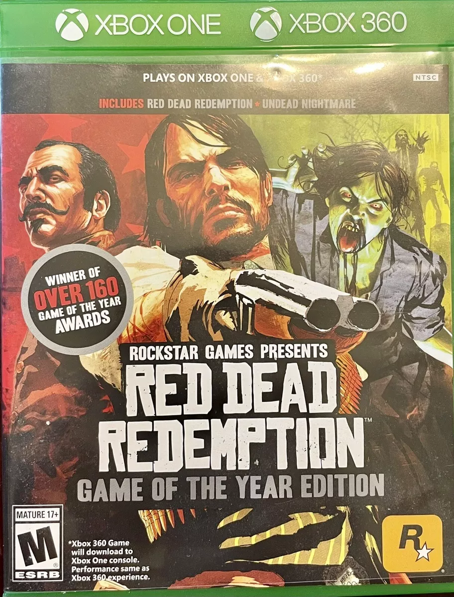 Red Dead Redemption -- Game of the Year Edition (Plays on Xbox One/Xbox 360)  NEW