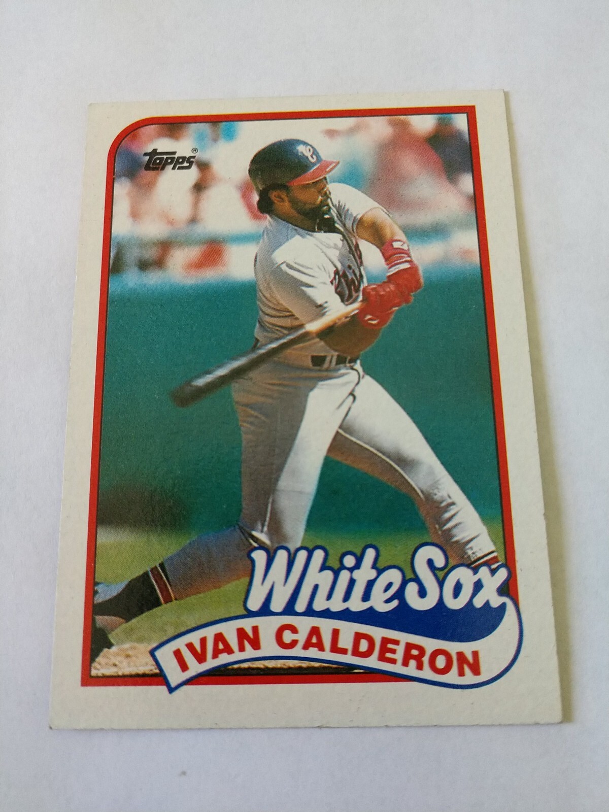 1989 Topps #656 IVAN CALDERON Chicago White Sox