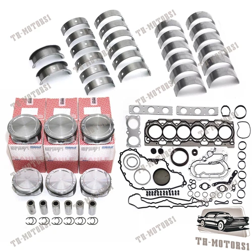 Engine Overhaul Rebuild Kit Pistons Seals For Volvo S80 XC60 XC90 3.2 L6 B6324S