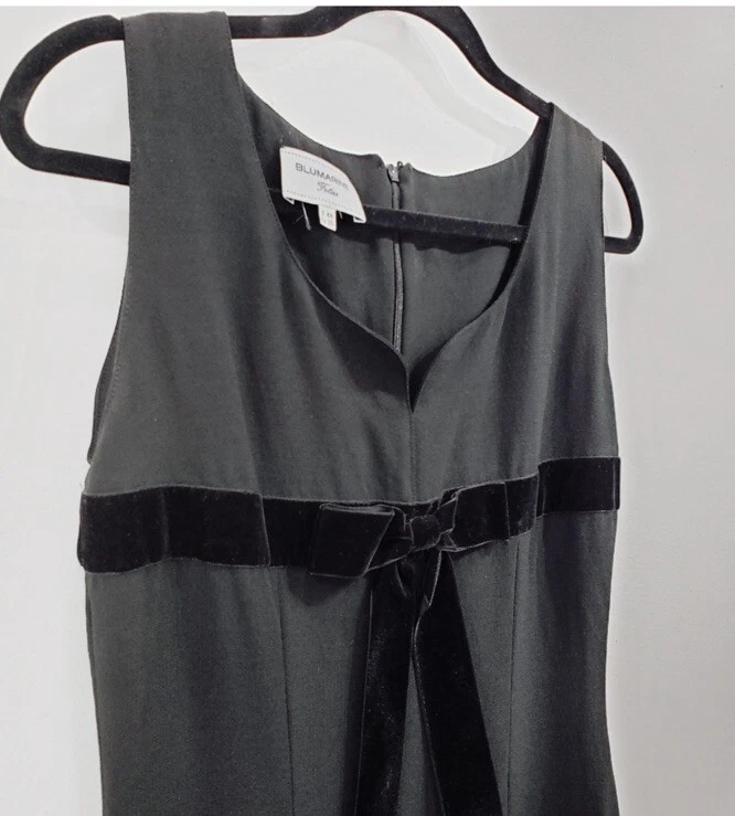 BLUMARINE Maxi Dress Panel Front With Velvet Waist Bow - Image 4 of 4