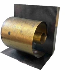 Vintage Book Holder End Philadelphia Manufacturing PM Freemason Scroll 5x5x4