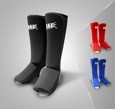 Shin Instep Protectors Guards Pads for Kickboxing MMA Muay Thai S M L XL RAD