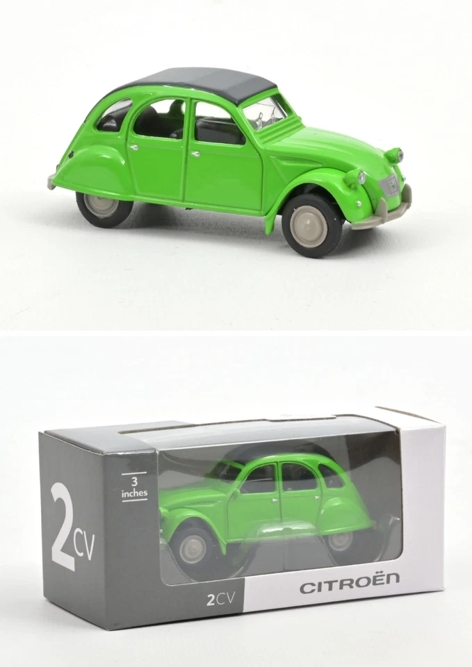 Lot de 6 Citroën 2 CV et 2 CV Sahara 1/64 Norev Neuf Boite carton - Photo 2/4