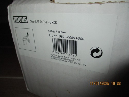 Novus SW LM 0-0-1 Trennwand Monitorhalter 981 0089 000 NEU - Afbeelding 3 van 3