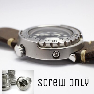 3x New Stainless Steel Screw of Shroud Seiko Tuna 7C46-7010 7549