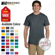 Gildan Mens Short Sleeves Heavy Weight Cotton 6 oz S-5XL T-Shirt M-G200