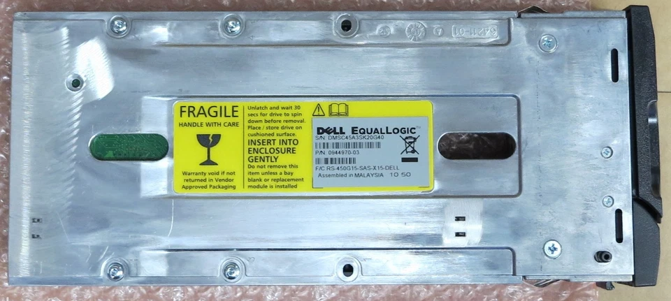 Dell EqualLogic 450Gb 15K SAS Hot Plug HDD 0944970-03 RS-450G15-SAS-X15 RG5VK - Image 3 of 4