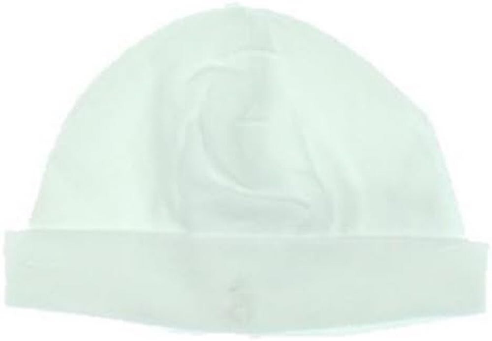 PONY Cappello Berretto Interlock Ralph Lauren Bambino Ragazzo (Neonato) Bianco Taglia Unica NUOVO CON ETICHETTE