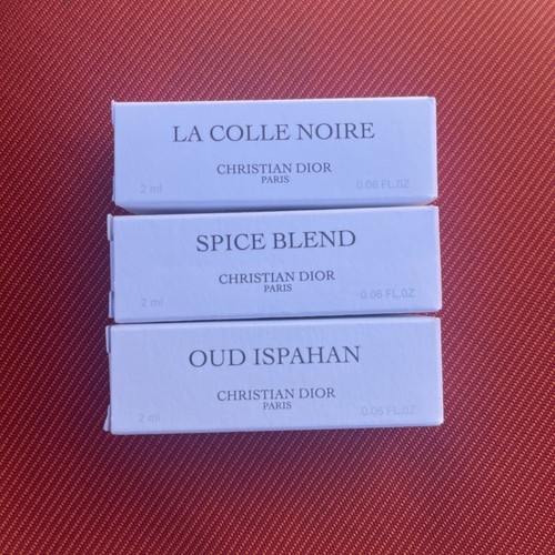 Dior set of privee collection Oud Ispahan, Spice Blend, La Colle Noire 2ml/ Ea eBay