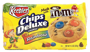keebler chips deluxe rainbow with m m s 11 3 oz pack of 3