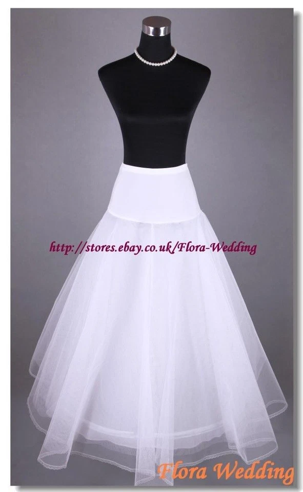 Élasthanne Ceinture 1 Boucle Mariage Jupon / Mariage sous-Jupe / Crinoline, S-XL - Photo 1/1