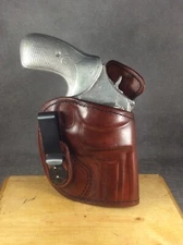 Taurus 856 UL 3"  IWB Concealed Tuckable Custom Leather Holster by ETW Holsters