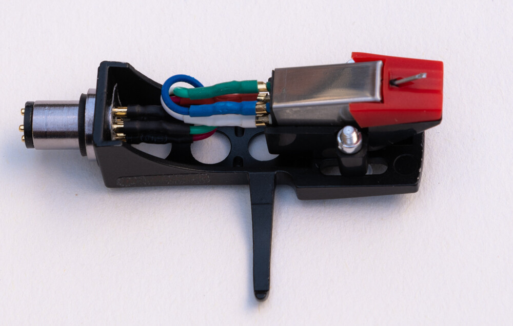 Argento Testina Fonografica CARTUCCIA Supporto Con - Foto 7