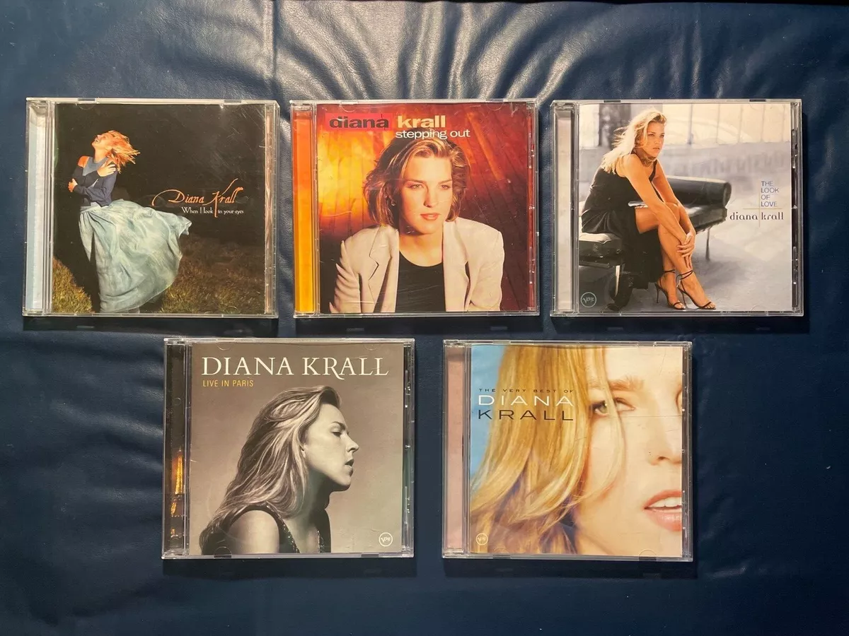 Diana Krall- Collection Lot of 5 CDs: Best of, Stepping Out, Look