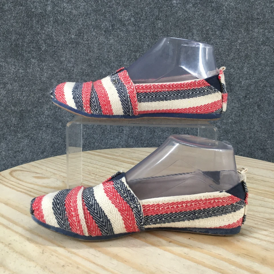 Mad Love Shoes Womens 6 Slip On Flats Multicolor Comfort Round Toe Low Top - Image 2 of 4