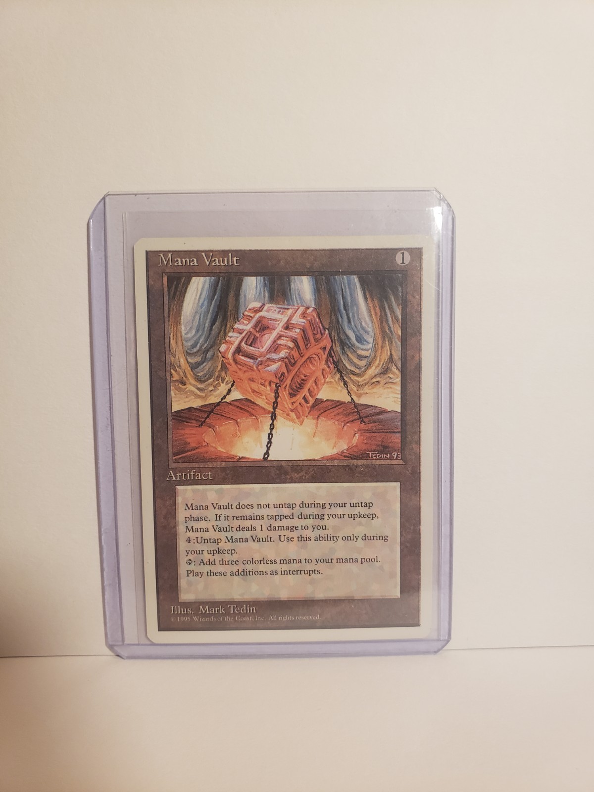 [1x] MTG Mana Vault 4th Edition NM Magic The Gathering Artifact 1995
