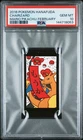 2016 POKEMON HANAFUDA MARIO PIKACHU FEBRUARY CHARIZARD PSA 10