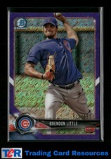 2018 Bowman Chrome #BCP233 Brendon Little Prospects Purple Shimmer #/655