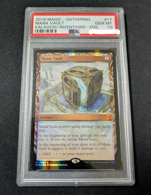 MTG Mana Vault Masterpiece Series: Kaladesh Inventions Foil PSA 10