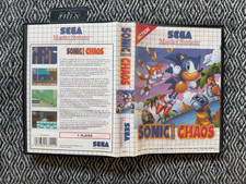 Master System SONIC The Hedgehog Chaos PAL REGION FREE *Works on US Consoles*