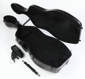 Eastman CACL13 ABS Cello Case - 4/4 Size, Black