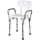 Adjustable Medical Shower Chair Bathtub Bench Bath Chair Stool With Arms 350lbs