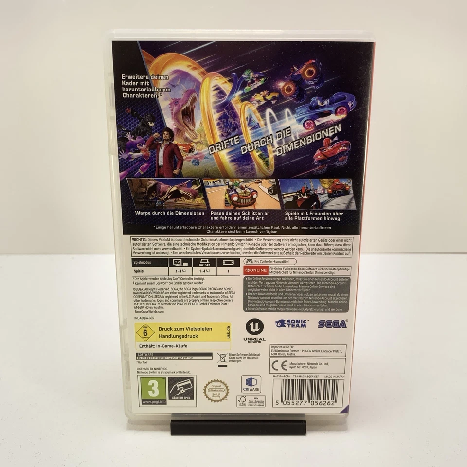 SONIC RACING CROSSWORLDS - NINTENDO SWITCH - LEGGERE DESCRIZIONE! - PAL VERSION, foto 2 di 5