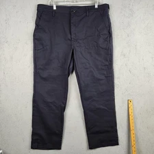 Red Kap Pants Mens 38x30 Navy Blue Industrial Workwear Minwex Employee Comfort