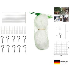 Transparentes Katzennetz 3x3m, Ohne Bohren, UV-beständig, Für Balkon & Fenster