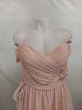 Morilee Size16 Pastel Pink Aline Silloette Kneelenth Bridal_occasion Dress