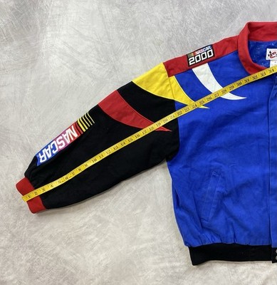 Vintage NASCAR 2000 Embroidered Full Zip Jacket SIZE XL Chase