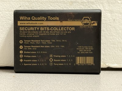 WIHA 36 bit security bit set
