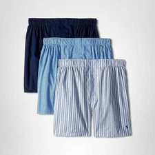 Polo Ralph Lauren Men's Classic Fit Cotton Woven Boxers 3-Pack, Size XL